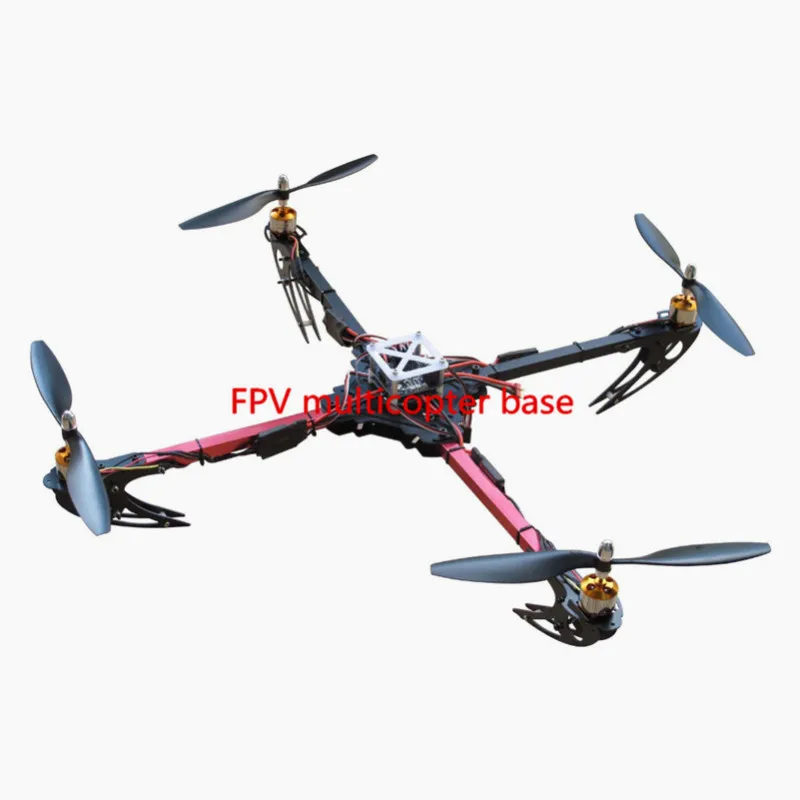 RC X525 V3 QuadCopter складной каркас Стекловолоконный Мультикоптер красный черный для DIY