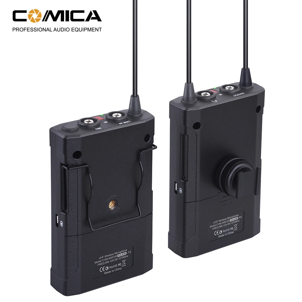 COMICA CVM-WM100 PLUS UHF 48-канальный моно стерео мониторинг в реальном времени