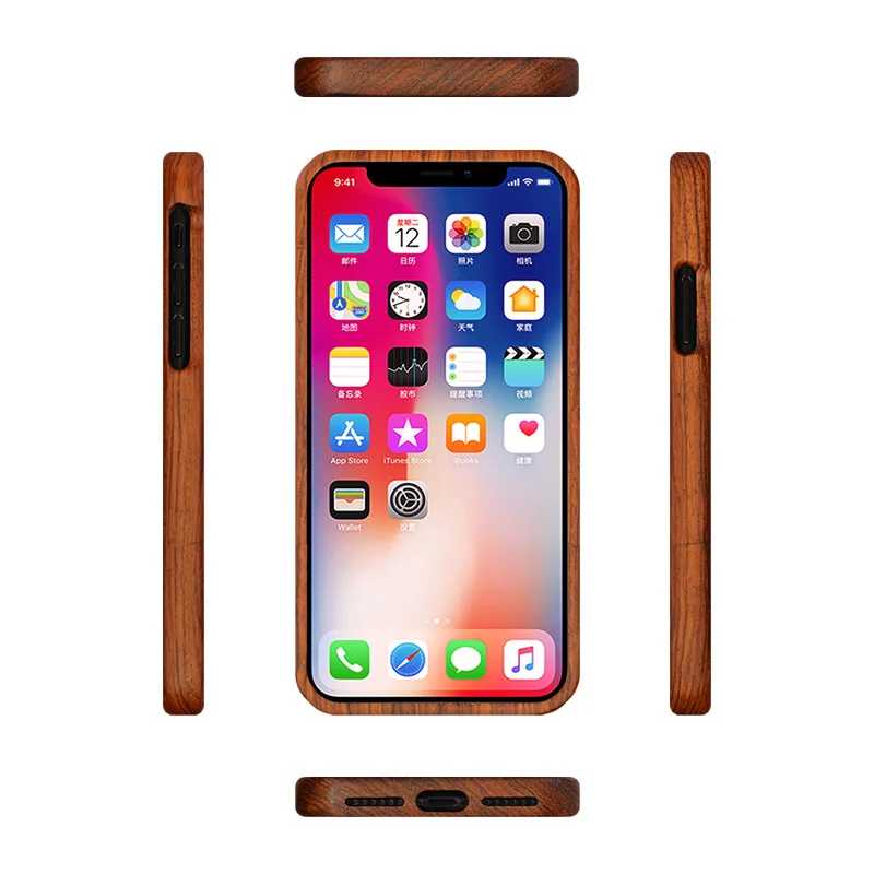 Резной Тигр дракон роскошный деревянный чехол для телефона для Apple iPhone X XS Max XR 5 5S SE 6 6plus 6S 7 8 Plus Полный Деревянный чехол