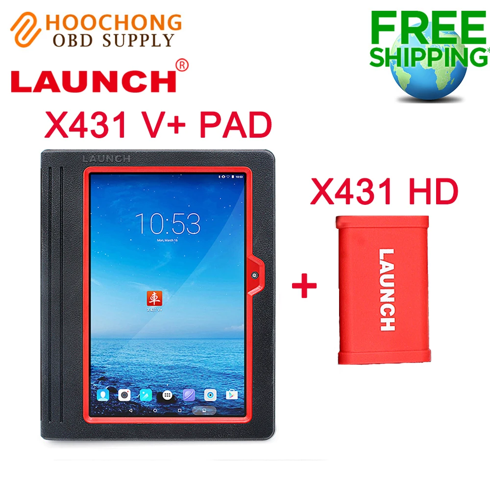 Оригинальный диагностический модуль Launch X431 V + Wifi/Bluetooth Plus HD Heavy Duty для грузовиков