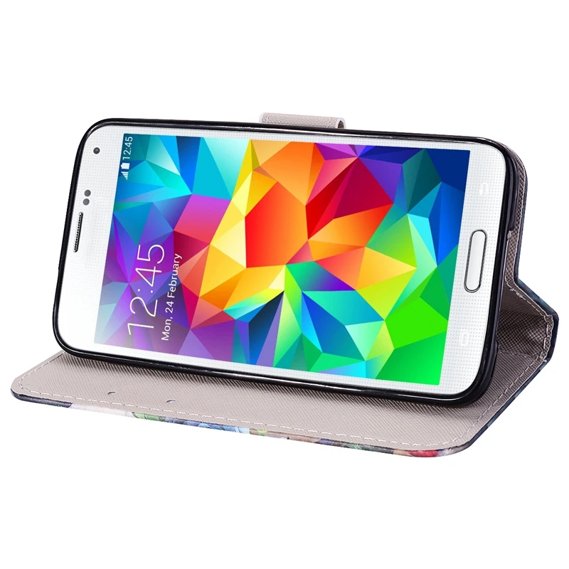 Чехол для телефона чехол Samsung S5 S6 S7 S8 S9 Edge Plus кожаный кошелек Etui Neo I9600
