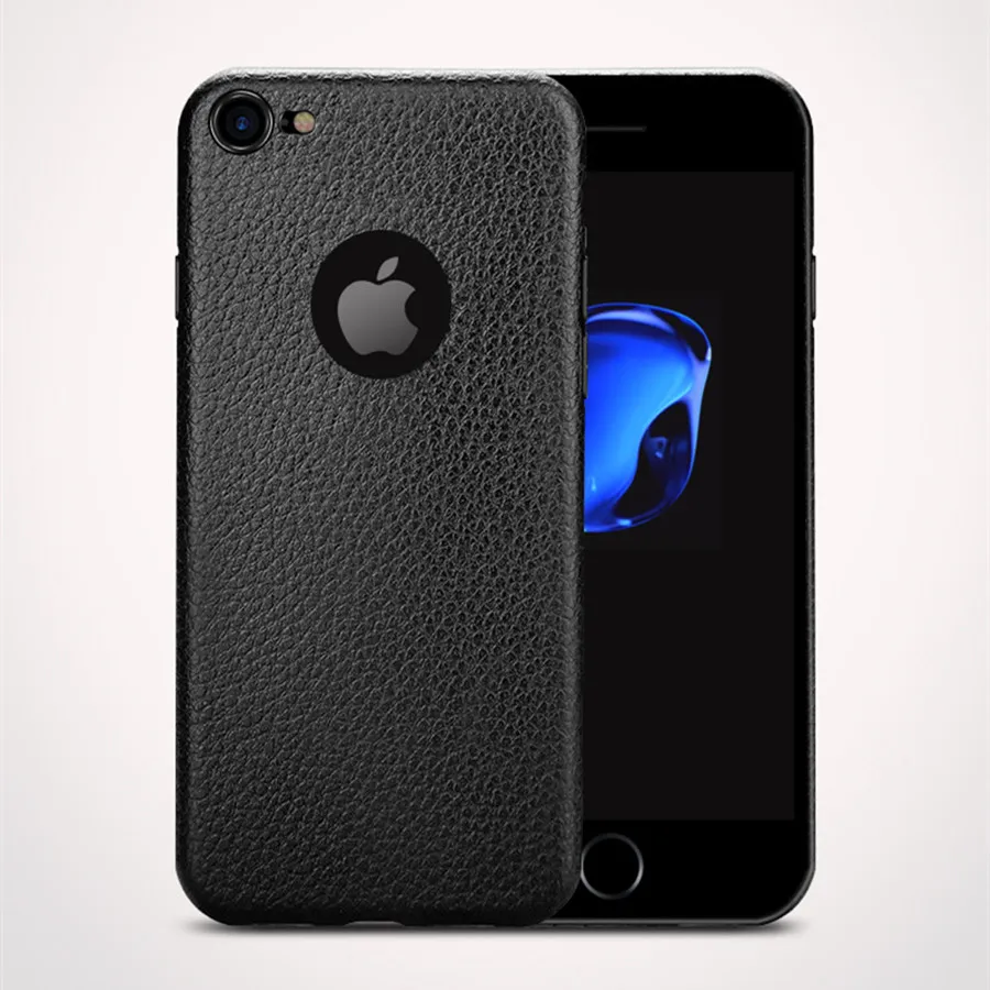 Новейший чехол из искусственной кожи с узором для iPhone X 5 5s se 6 Plus 7 мягкий тонкий