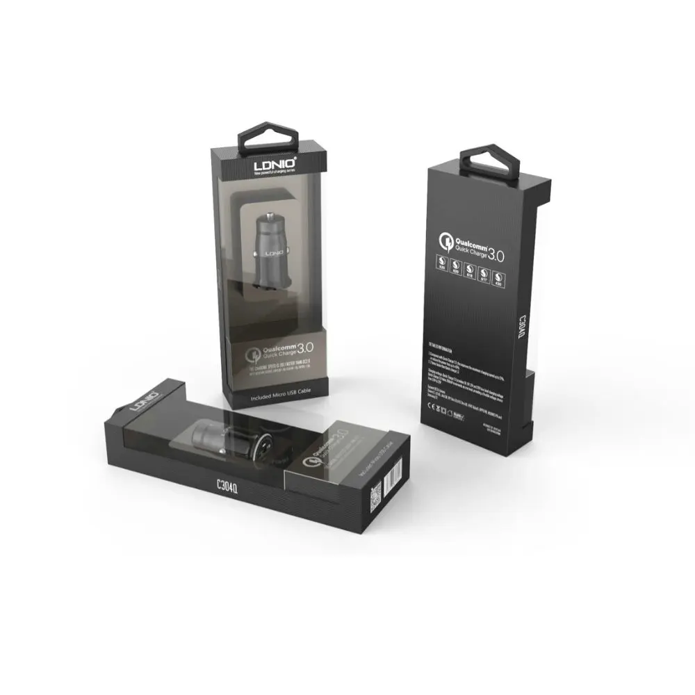 LDNIO smart Quick Charge 3 0 зарядное устройство QC3.0 5 в 9 12 В USB быстрое автомобильное дорожный