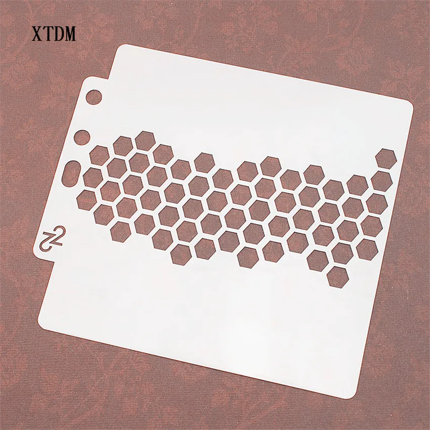 Пентагон Пластиковая форма щит Сделай Сам торт Скрапбукинг трафареты полые