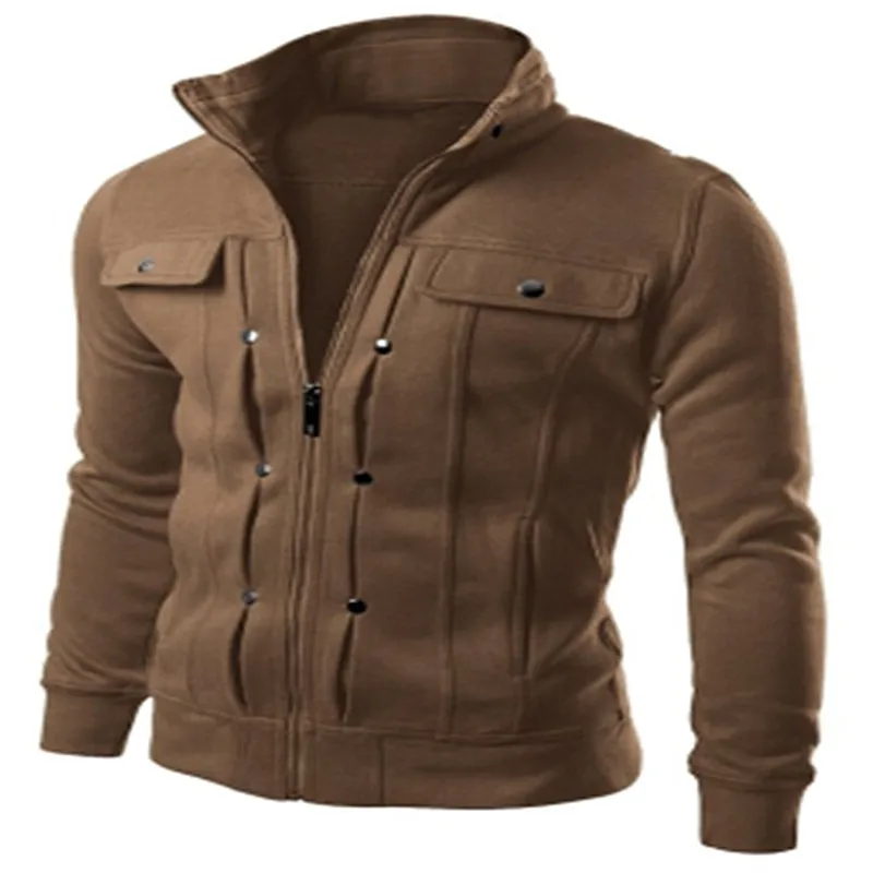 2017 хит продаж Мужская Флисовая новая модная одежда однотонное флисовое пальто с