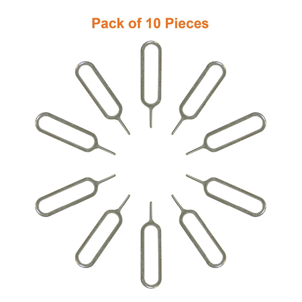Ahowie 100PCS USB Sim Card Adapter For Huawei Mate 20 Pro P20 X Tray Open Samsung S9 S8 Plus Iphone 8 Ejector Pin |