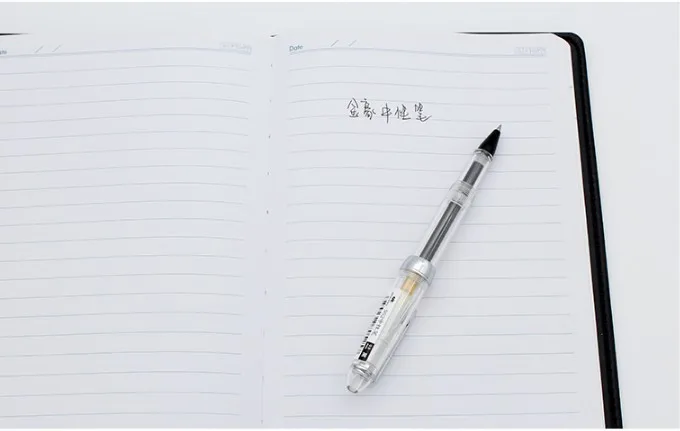 1 шт./лот Jinhao прозрачная гелевая ручка серебристая клипса хорошее качество 0 5 мм