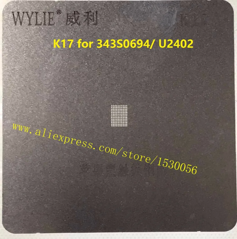 Трафарет K17 reball 343S0694 для iPhone 6P/6G/6 black touch ic U2402|stencil|stencils for reballingstencil reballing |