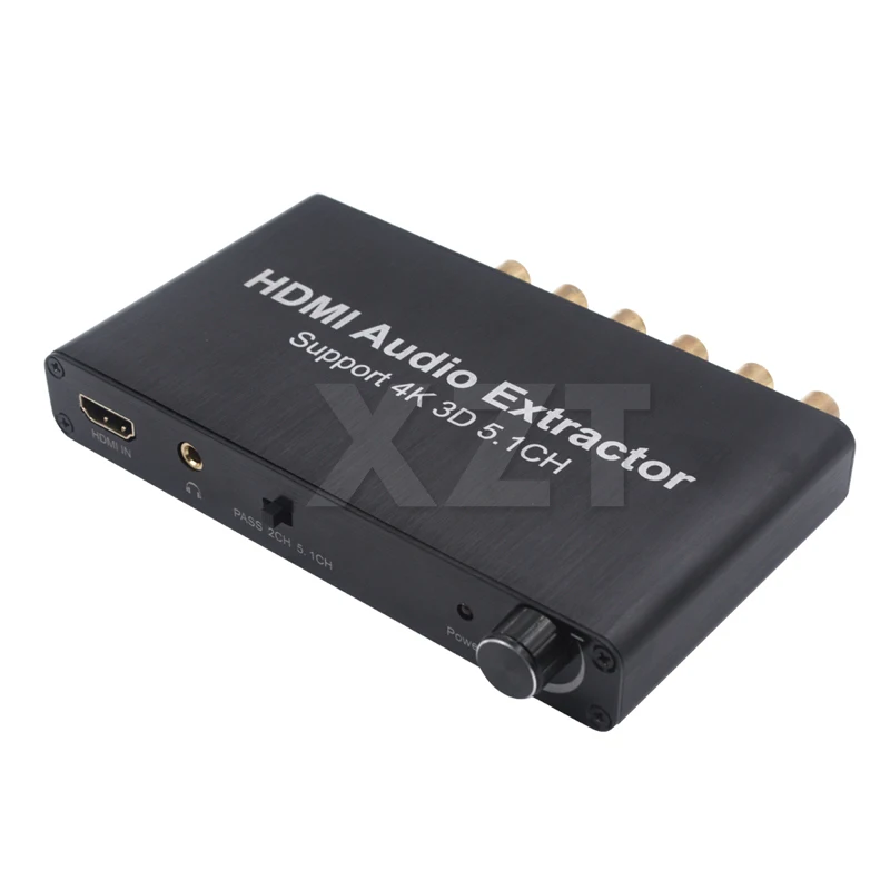 PZ 1 шт. HDMI аудио экстрактор декодирование коаксиальный поддержка 4K 3D 5.1CH RCA AC3/DST 5