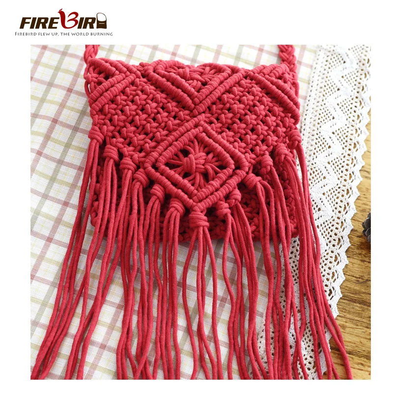 Открытые сумки на плечо с кисточками винтажные маленькие через для женщин летняя