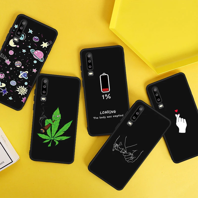 Черный матовый чехол для телефона из ТПУ с рисунком для huawei Honor 8X10 6C 8C 9X20 V20 Lite Max Pro V9 Play Space Planet Capas