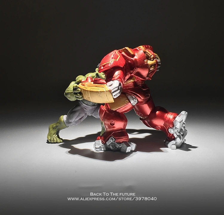 Disney Marvel Avengers Халк халкбастер 7-8 см 2 шт./компл. фигурки супергероев мигающие из ПВХ