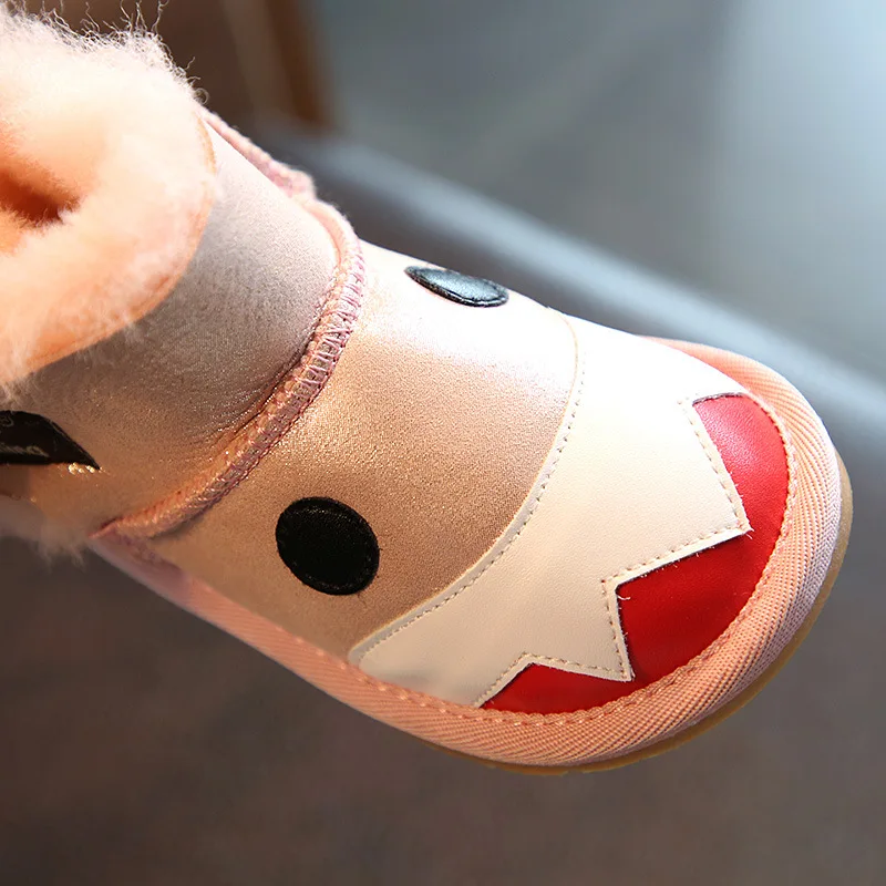 Детские зимние ботинки из овечьей кожи с мехом|children winter shoes boys|kids fur shoeschildren |