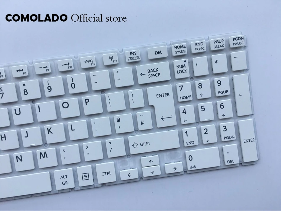 Британская клавиатура для TOSHIBA Satellite L50-B S50-B L50D-B L50T-B S55-B S55T-B белая и черная