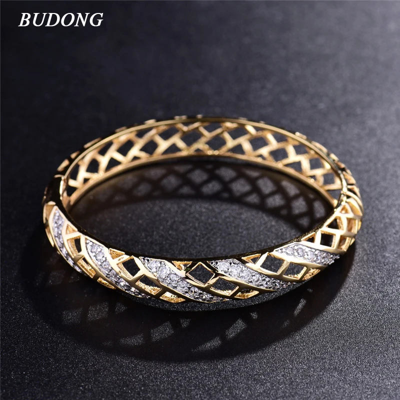BUDONG 2017 модный подарок на день матери браслет для женщин Серебряный/золотой цвет