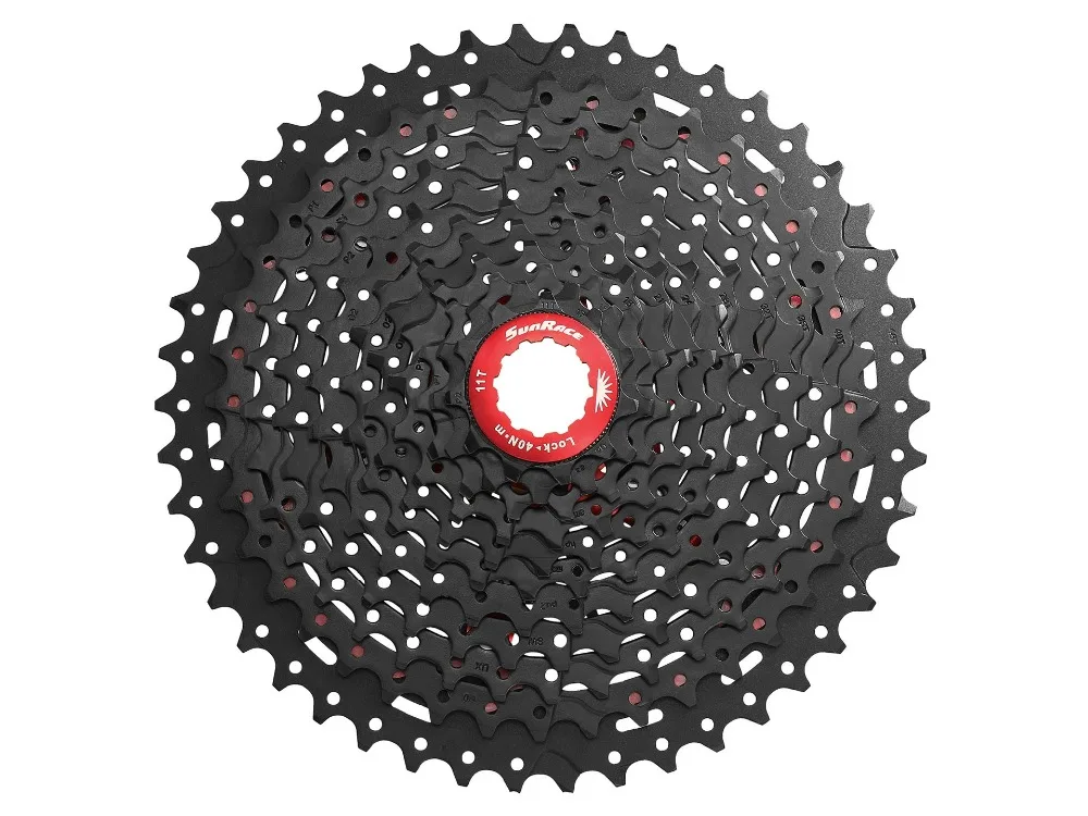 SunRace CSMX8 11-Speed 40/42/46/50T bike Cassette Bicycle Freewheel Black and Champagne 2 colors | Спорт и развлечения