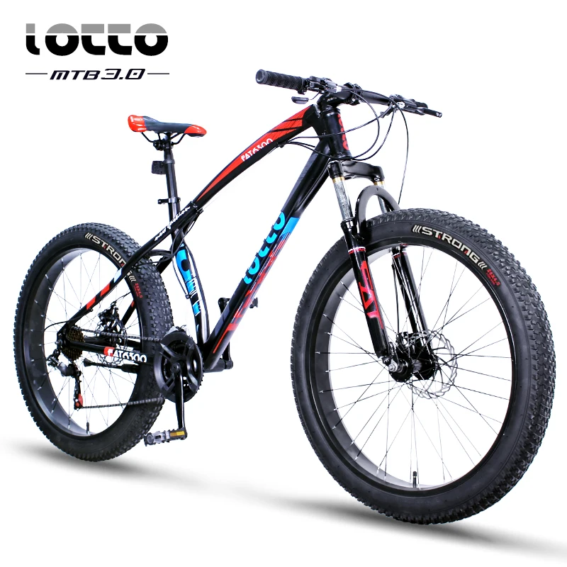 Новый 27 скоростной толстый велосипед 26 дюймов Fat Tire горный двойные дисковые