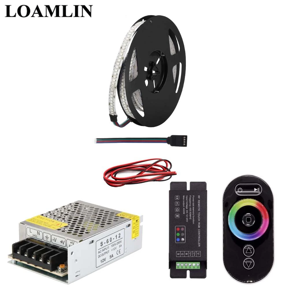 Светодиодная лента RGB 2835SMD 5 м 10 15 20 гибкая светодиодная 234 светодиодов/м