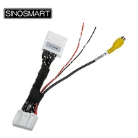 sinosmart c24d 24pins reversing camera connection cable for prado crown land cruiser oem monitor without damaging the wiring