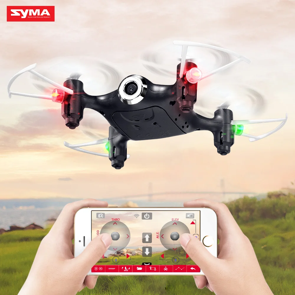 SYMA X21W RC Drone Wi Fi камера FPV мини Дрон Quadcopter 2 4 ГГц 4CH вертолет карманные Дроны для