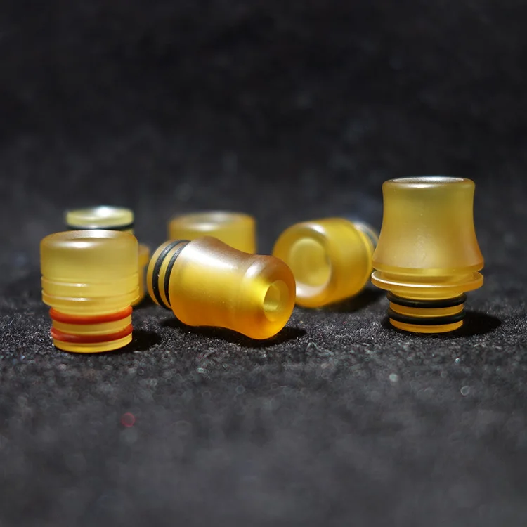 Капельный наконечник mtl 510 1 шт. для вейпа mini yellow PEI ultem насадки атомайзера thread RTA RDA