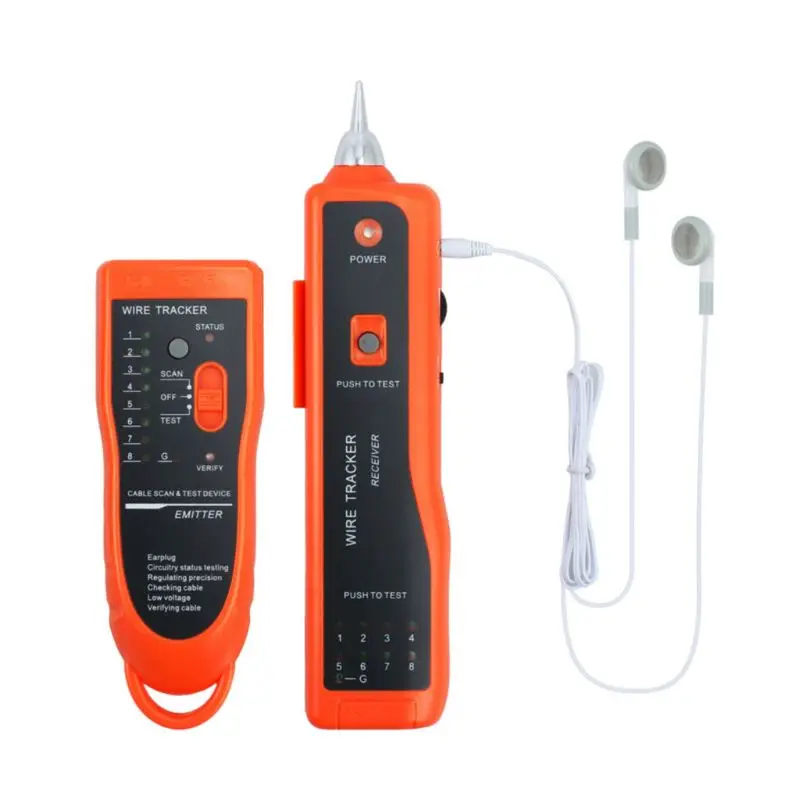 Telephone Network Cable Wire Line LAN RJ45 RJ11 Tracker Toner Trackers Tester | Инструменты