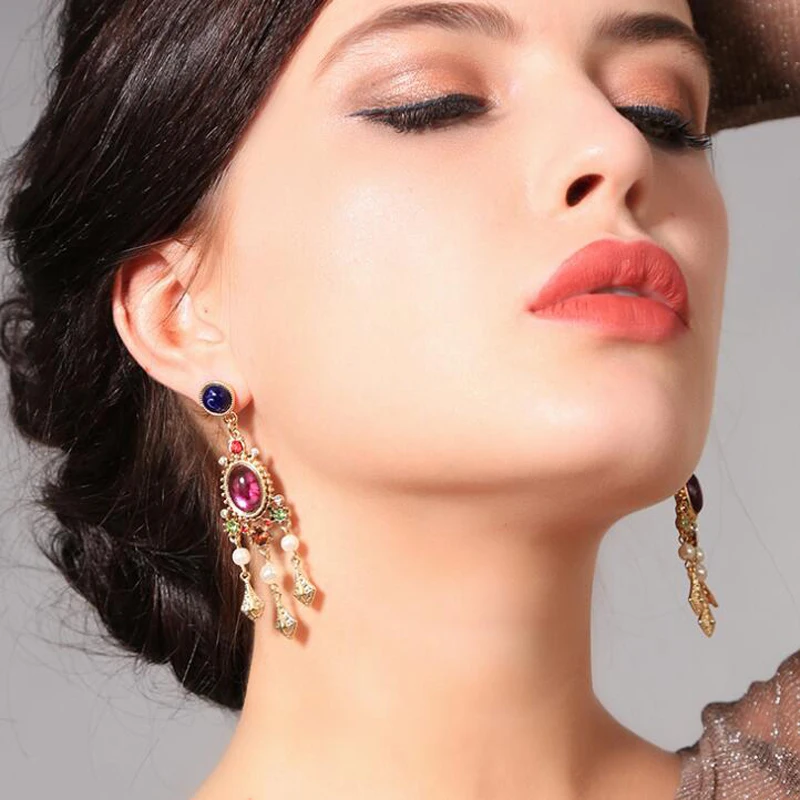 Ювелирный личность преувеличения круг серьги для женщин ювелирные изделия