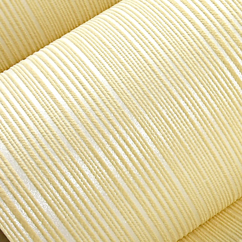 

Modern Simple Coffee Vertical Striped Wallpaper Pure Color Plain Relief White Wallpaper Bedroom Living Room TV Background