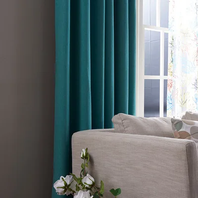 Новая мультяшная Коралловая Мозаика из хлопка и льна занавеска для гостиной