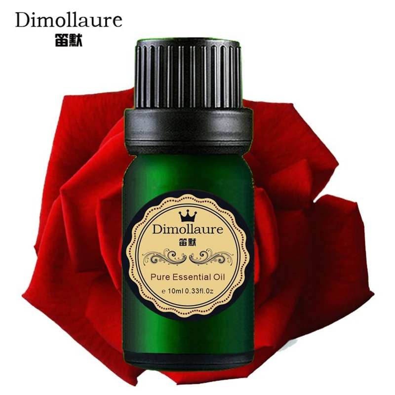 

Dimollaure Good Rose Essential Oil Skin Care Whitening Moisturizing Anti Aging fragrance lamp Aromatherapy body massage