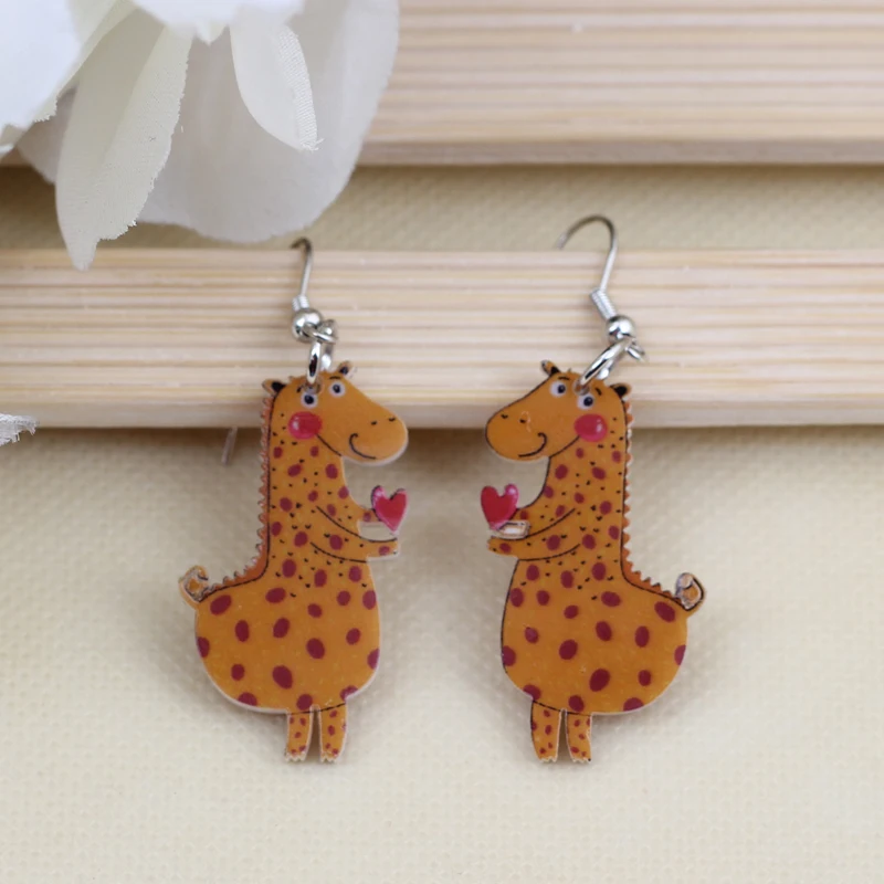 Серьги Подвески Акриловые в виде гриффона 1 пара|earrings acrylic|drop earringsearrings fashion |