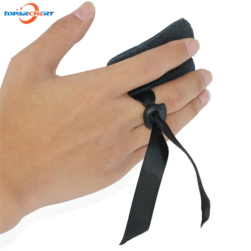 Прочные кожаные защитные перчатки для стрельбы из лука стрельбы|archery finger guard|archery