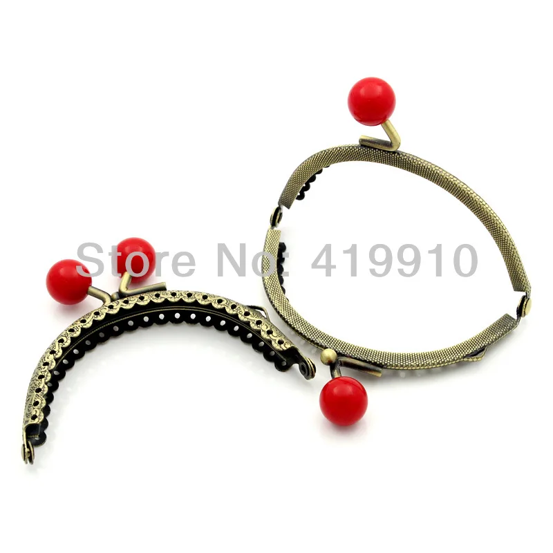 Бесплатная металлическая рамка поцелуй застежка арка для сумок ручка с замком