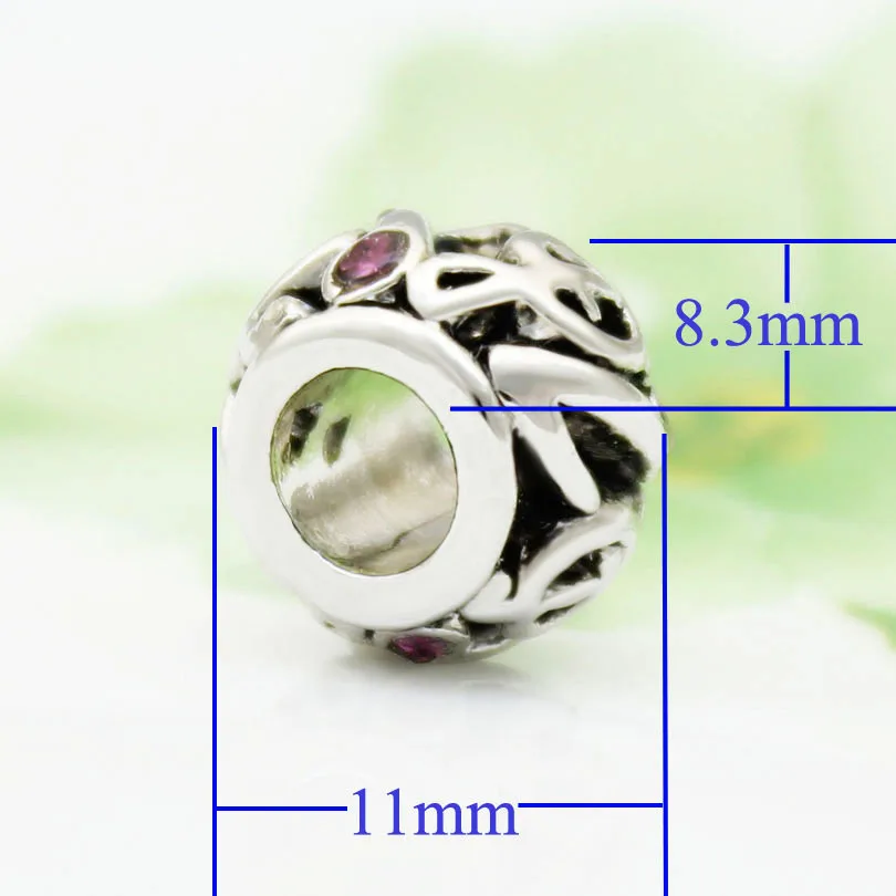 Филигрань музыкальные ноты с фиолетовыми кристаллами европейский шарик круглые