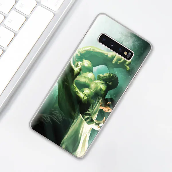 009 Комикс, супергерой "Халк", "крашеный чехол для телефона для samsung Galaxy S10e S10 плюс S7 S8 S9 Plus Note 8 9 M10 M20 M30 жесткий чехол Coque - Цвет: 009