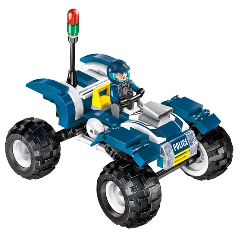 139 шт. детские строительные блоки игрушка Совместимость с legoingly city police series модель