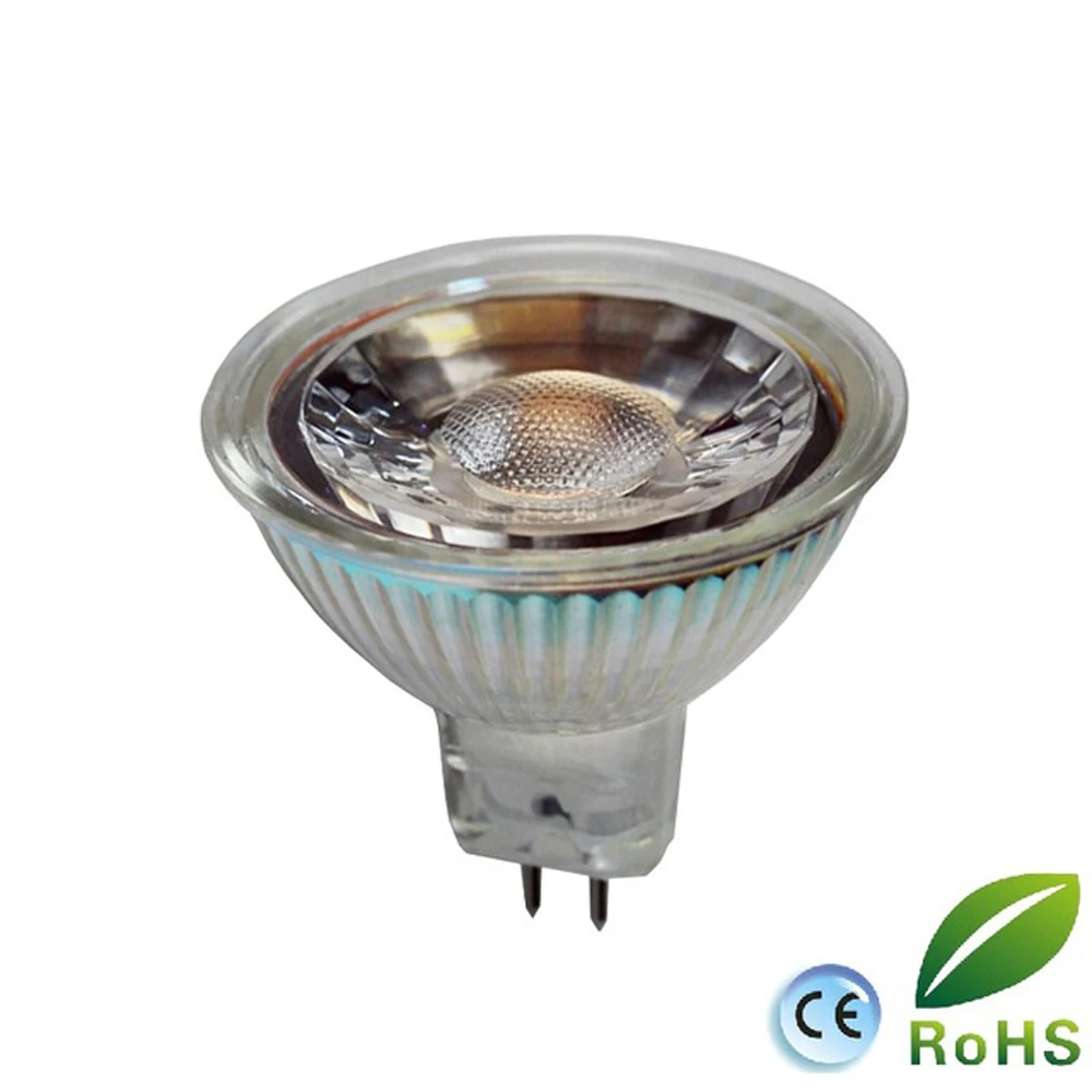 Светодиодные лампы MR16/GU10 10 шт./лот с регулируемой яркостью 5 Вт COB точечный