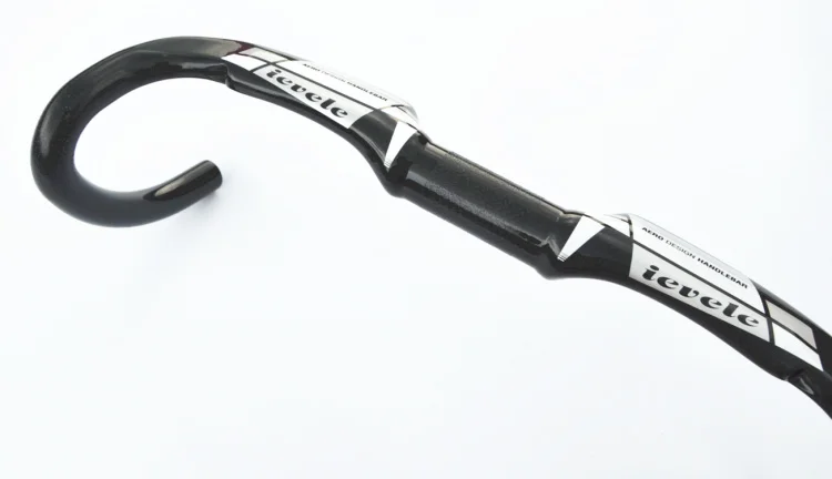 

IEVELE full carbon road bike bent bar/ full carbon fiber racing bike bent handlebar/3KK weave handlebar