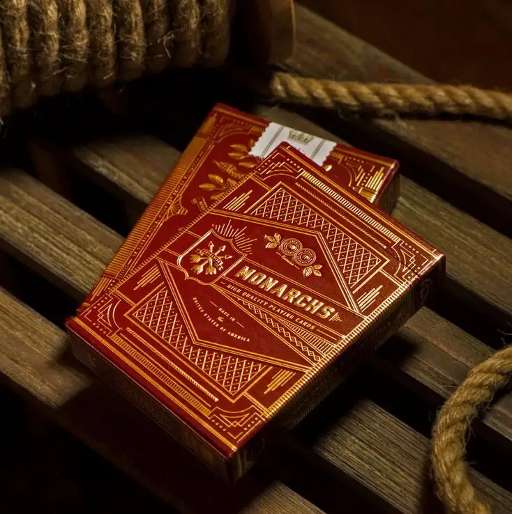 3 цвета 1 колода T11 Monarch игральные карты red Edition Deck от Theory11 магические трюки реквизит