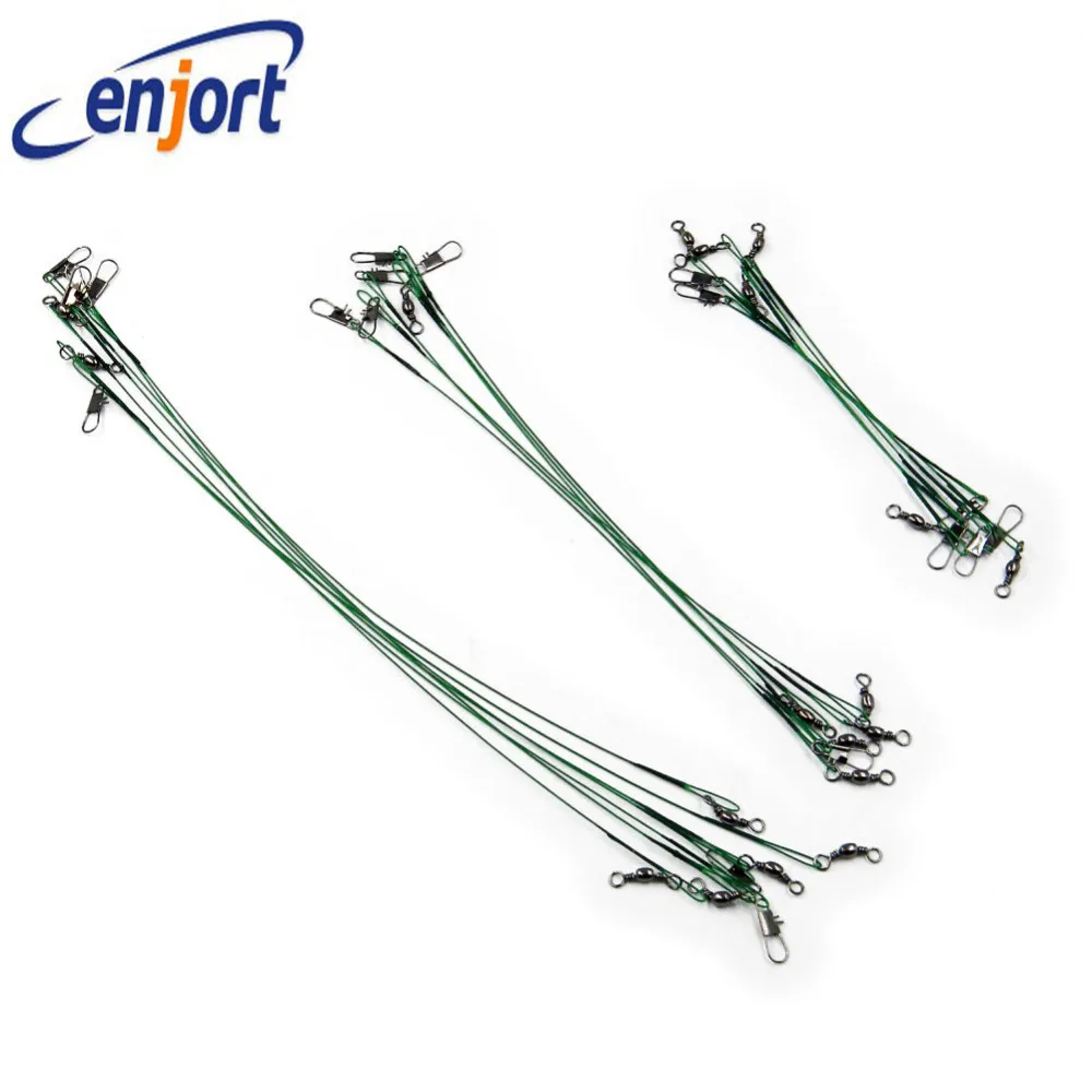 Enjort 5 шт./лот леска с иглой перед проволокой из нержавеющей стали 15 см/23 см/30 см