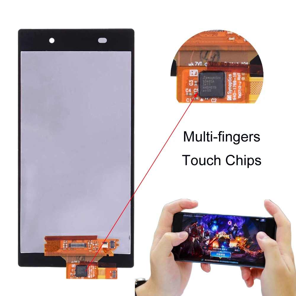 5 0 ''ЖК дисплей Замена для sony Xperia Z1 L39h C6902 C6903 C6906 C6943 Сенсорный экран дигитайзер в