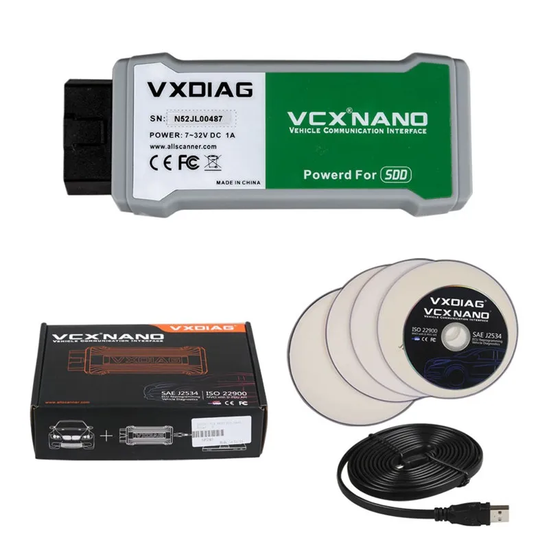 VXDIAG с USB/wifi VXDIAG VCX NANO для Land Rover и Jaguar программное обеспечение SDD V154 автономная Инженерная версия