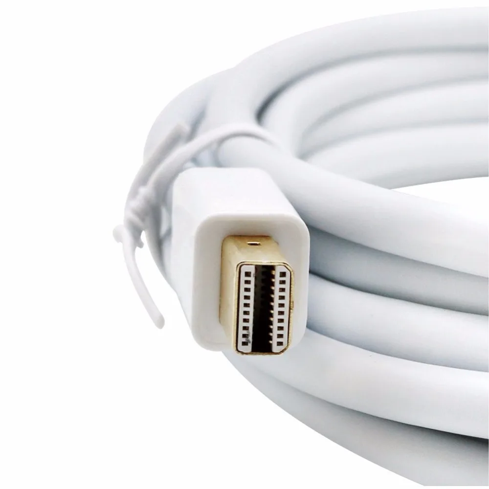 Leadzoe позолоченный мини Displayport (Mini DP) к HDMI штекеру мужскому адаптерному кабелю для
