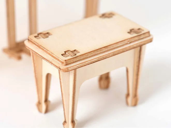 Laser Cutting DIY Grand Piano Toys 3D Wooden Puzzle Toy Assembly Model Wood Craft Kits Desk Decoration for Children Kids