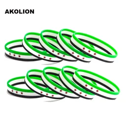 FB-0003 Флаг Турции силиконовые резиновые браслеты спортивные наручные браслеты для женщин мужчин 1 шт FB-0003 - Окраска металла: FB-0003
