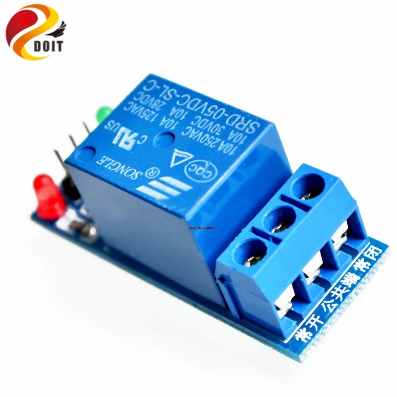 DOIT 1 канал 5 В релейный модуль низкого уровня для SCM бытовой прибор управления Arduino