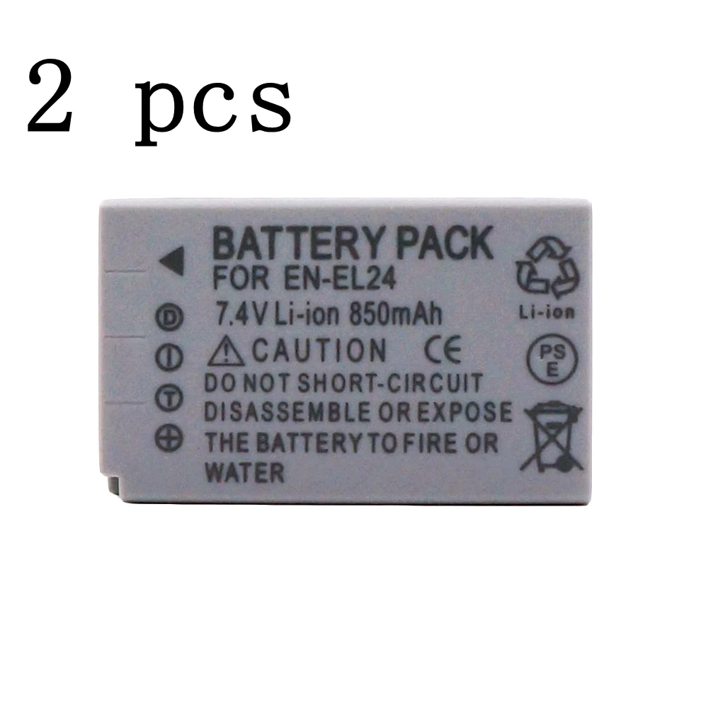 WHCYonline 2 шт. 850 мАч фотоаккумулятор для камеры NIKON 1 J5|battery for nikon|camera batterybattery camera |