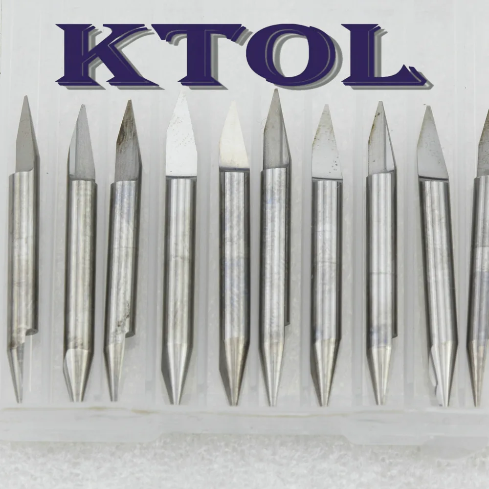 2 головки фрезы из карбида вольфрама с ЧПУ Инструменты для фрезерования