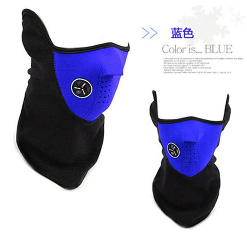 [LZFASHION] модная ветрозащитная велосипедная флисовая полумаска для езды на