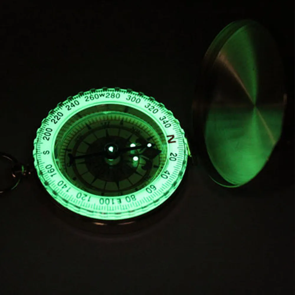 1 шт. Новый Открытый Отдых пеший Туризм Портативный карман латунь цвет золотистый